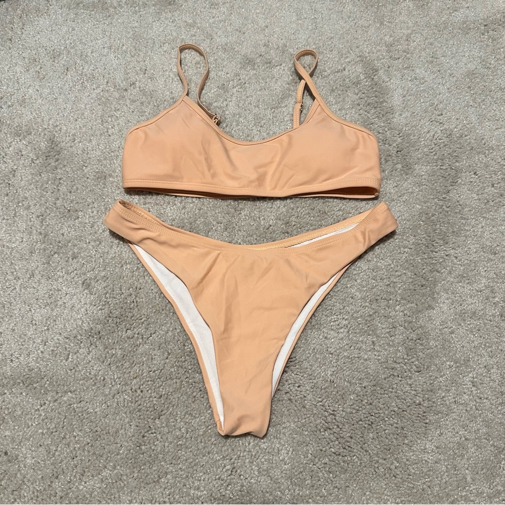 Orange swimsuit